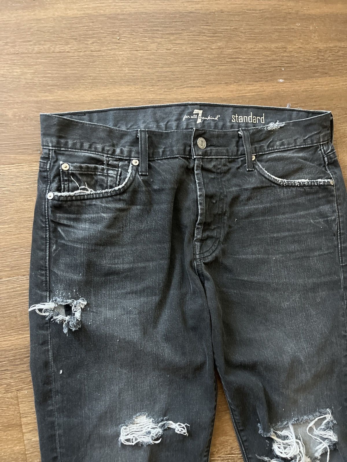 Vintage Y2K baggy custom denim Size US 33 - 4 Thumbnail