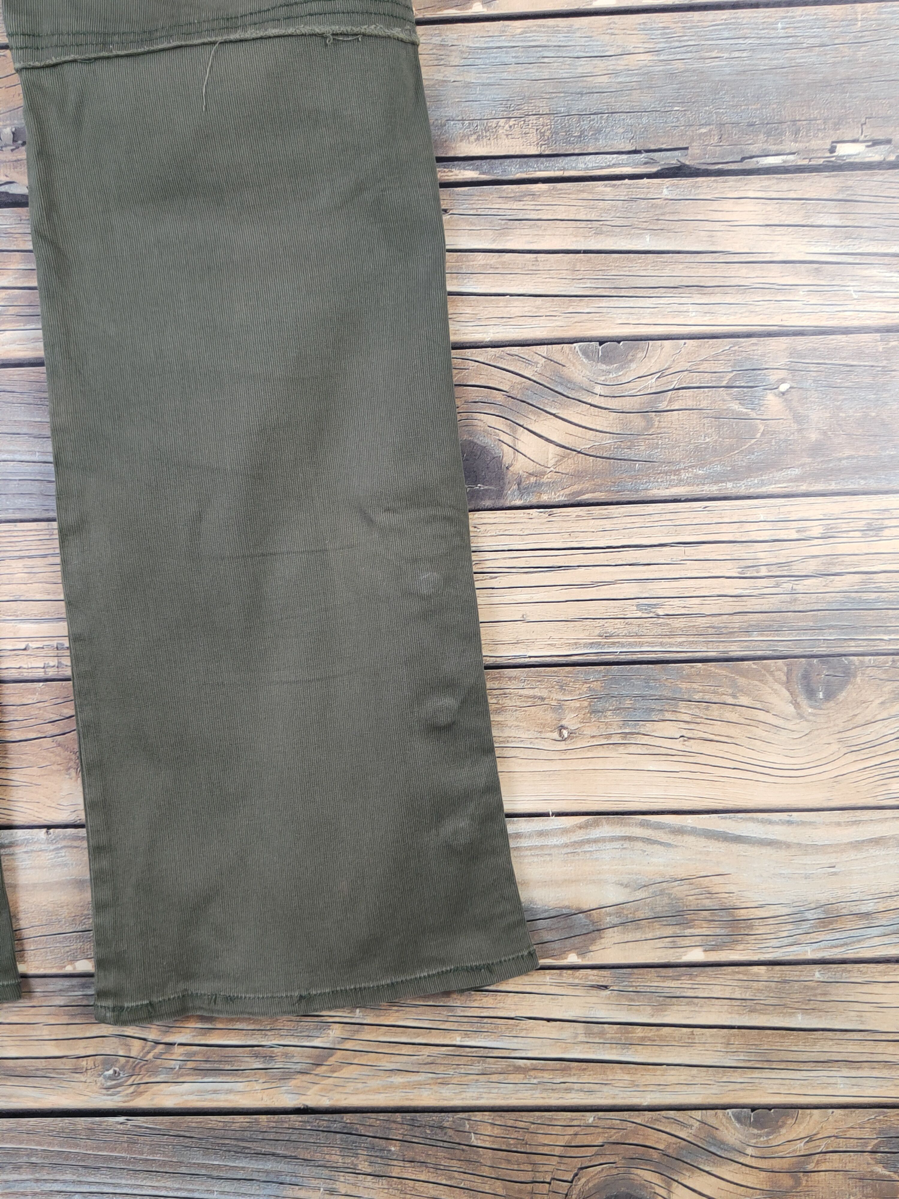 Japanese Brand DL Dear Bros Olive Multipocket Tactical Cargo Pants #1504 Size 30" / US 8 / IT 44 - 11 Thumbnail