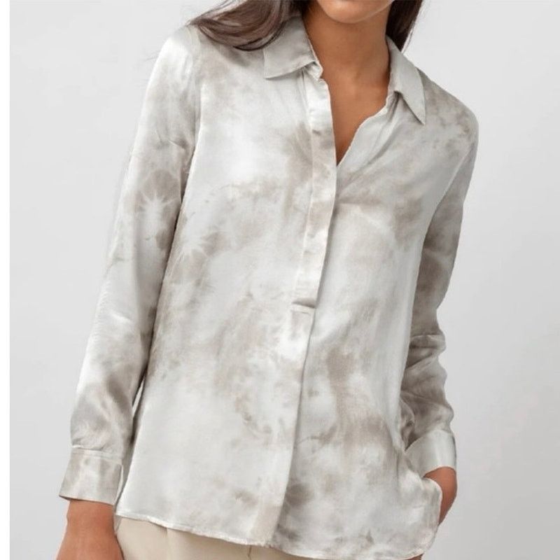 Rails RAILS Nissa Collared Pullover Top In Ivory Storm Size SMALL Size S / US 4 / IT 40 - 1 Thumbnail