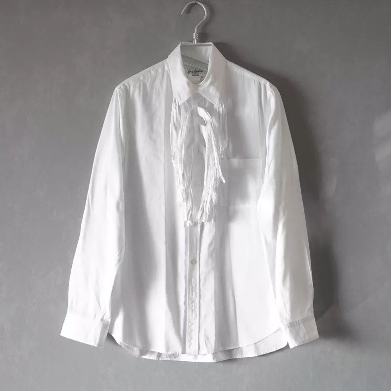 Yohji Yamamoto Yohji Yamamoto06 AW Knot Show White Shirt 2503-Nextarrow Size US M / EU 48-50 / 2 - 1 Thumbnail