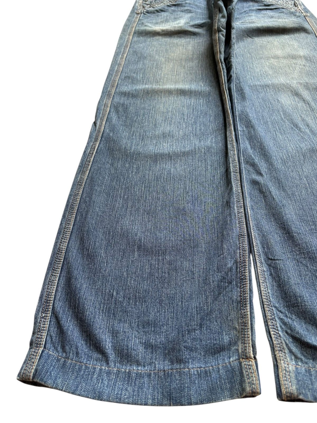 Paul Smith Red Ear Vintage Paul Smith Red Ear Distressed Loose Baggy Jeans Size US 32 / EU 48 - 6 Thumbnail