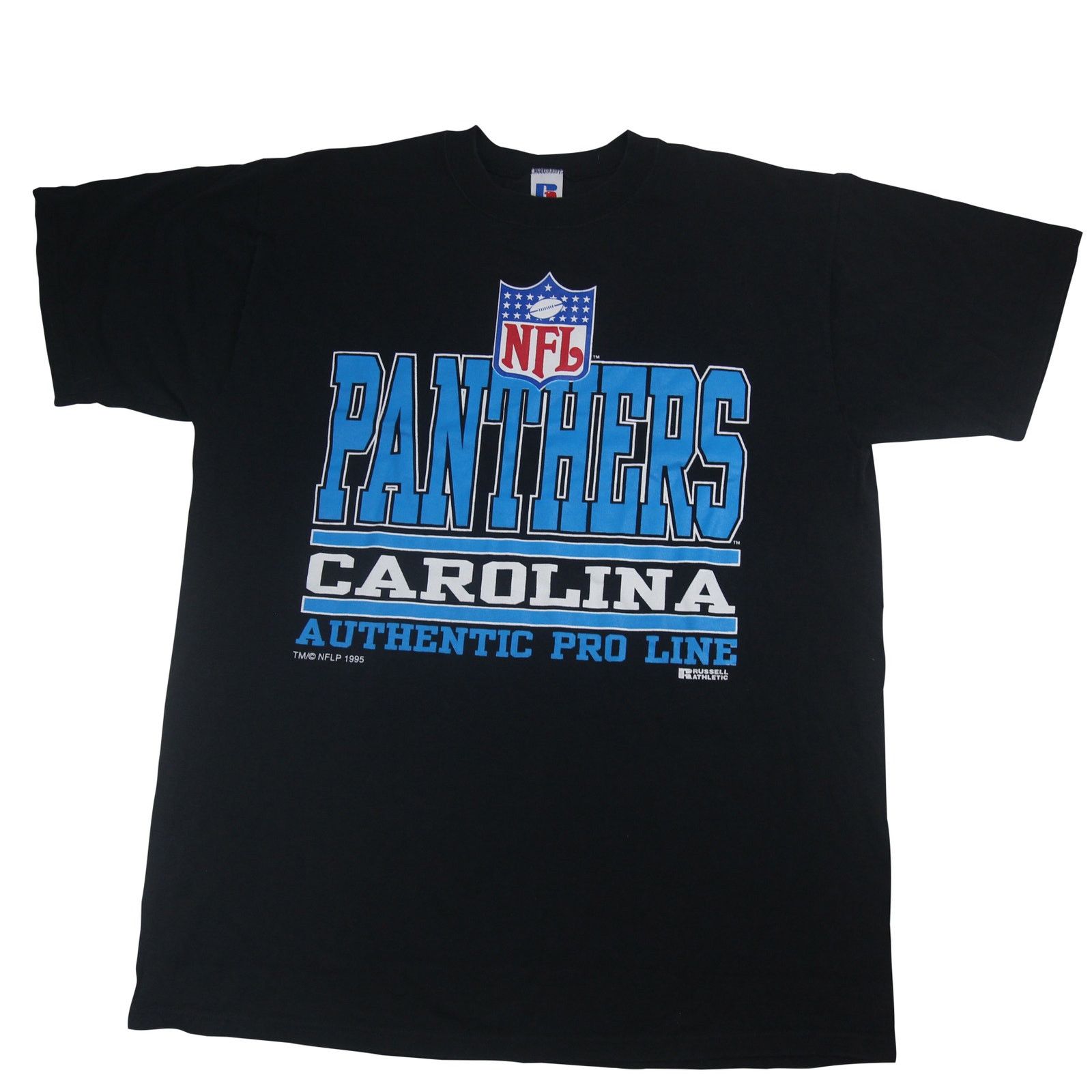 NFL × Russell Athletic × Vintage Vintage Russell Athletics Carolina Panthers Graphic T Shirt Size US L / EU 52-54 / 3 - 1 Thumbnail