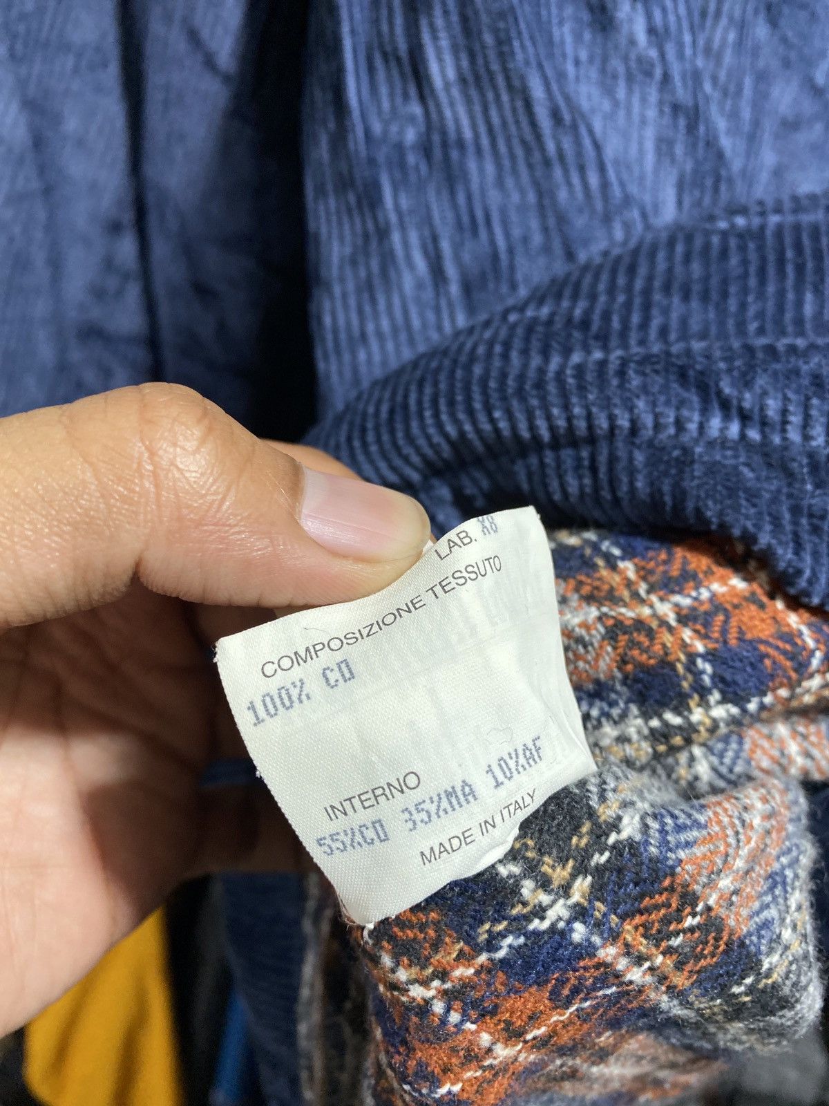 Fendi × Vintage Vintage Fendi Corduroy Blazers Jacket Size 36R - 7 Thumbnail