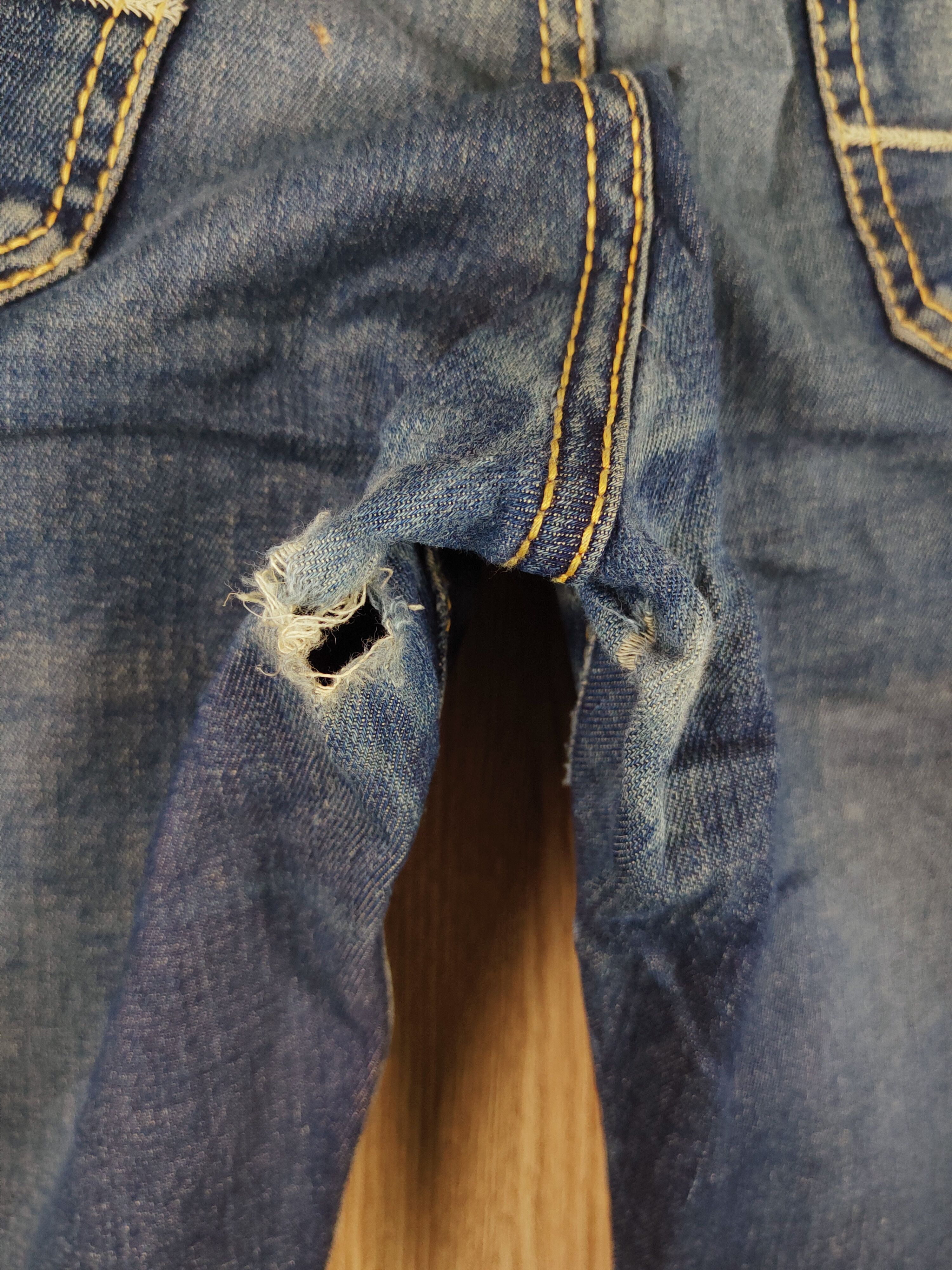 Jacob Cohen Jacob Cohen handmade Dark Blue Ripped Jeans #S2766 Size US 30 / EU 46 - 8 Thumbnail