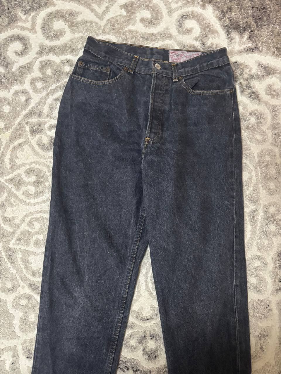 Levi's Vintage Clothing Vintage Levi's 901 High Waisted Skinny Jeans 90s-RARE FRANCE Size 31" - 15 Thumbnail