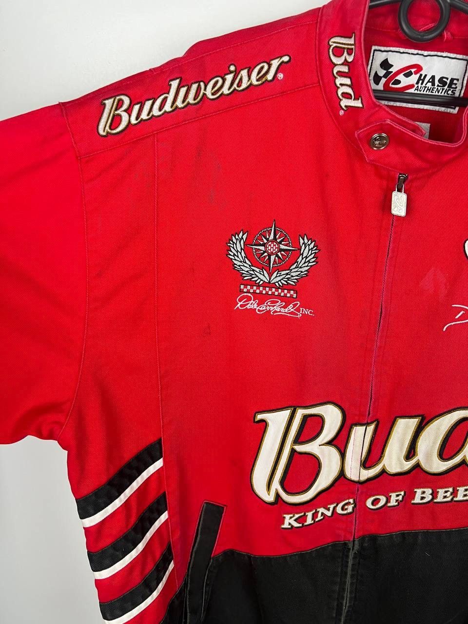Vintage Budweiser NASCAR 90s racing jacket size XL Size US XL / EU 56 / 4 - 9 Thumbnail