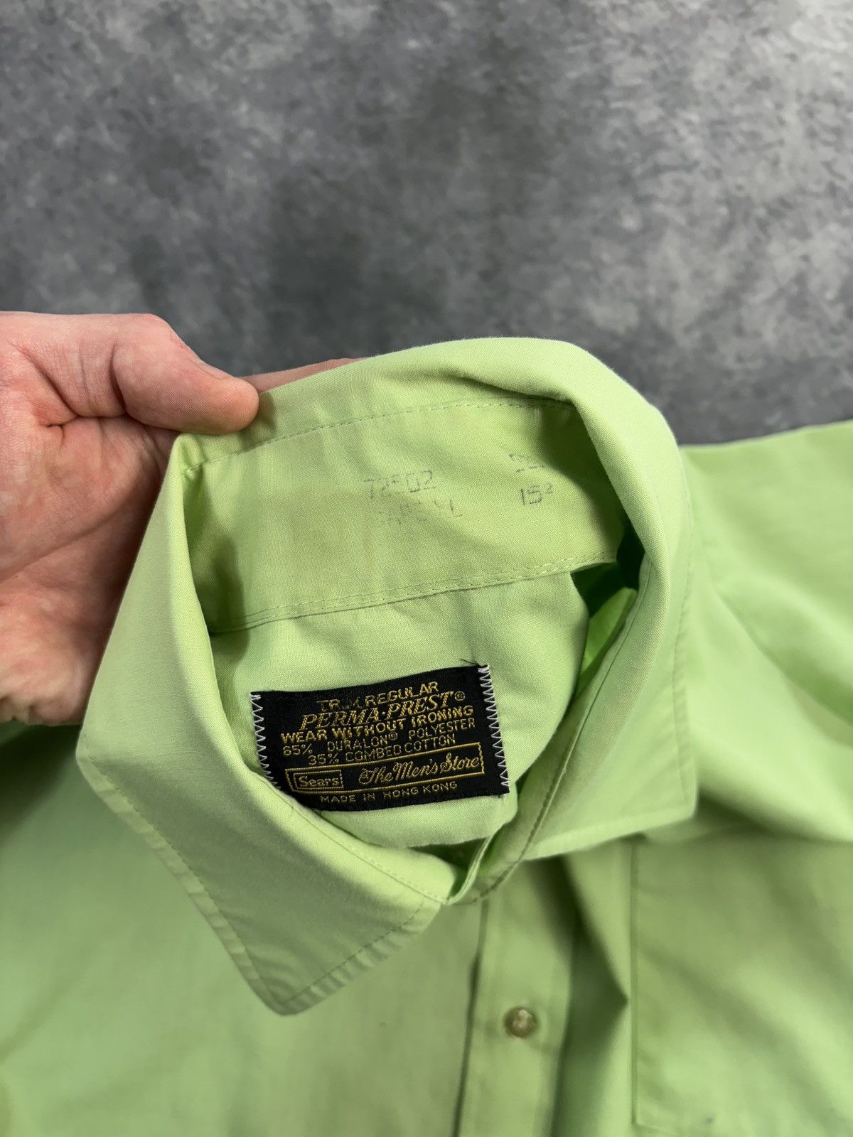 Sears 1970s Vintage Sears Shortsleeve Bowling Work Shirt 60s Size US S / EU 44-46 / 1 - 6 Thumbnail