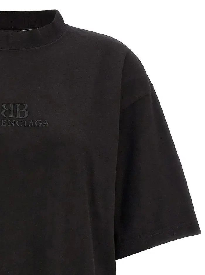 Balenciaga o1tr1nto0526 BB Classic T-Shirt Medium Fit in Black Size XXS / US 00 / IT 34 - 3 Thumbnail