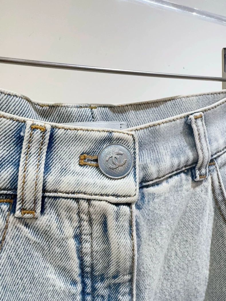 Chanel Chanel 22P wide-leg jeans 2503-Nextarrow Size 24" / US 00 / IT 34 - 2 Thumbnail