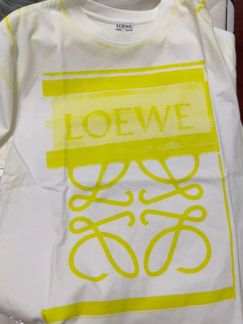 Loewe LOEWE Female letter logo large white short sleeve T-shirt Size S / US 4 / IT 40 - 3 Thumbnail