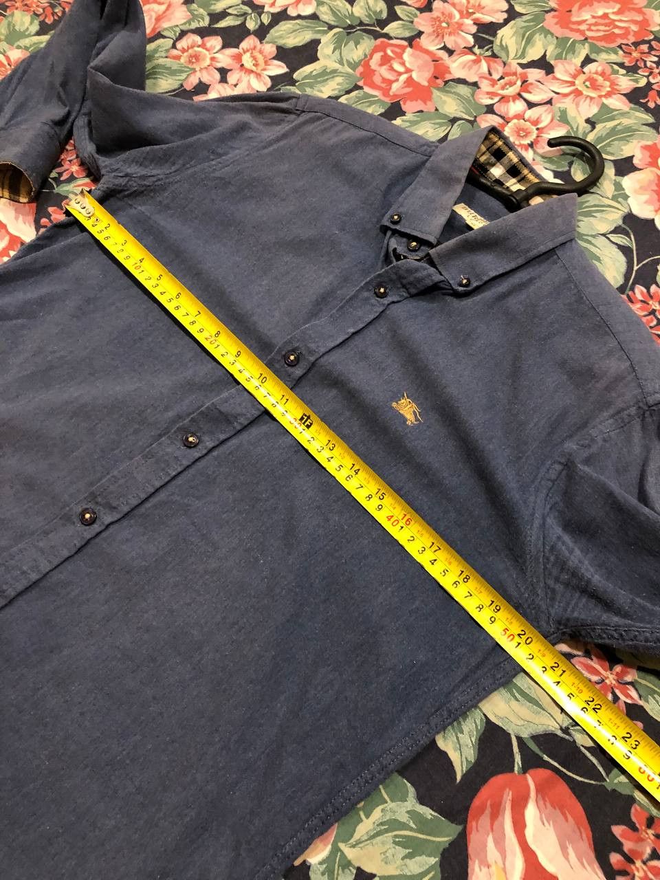 Burberry Vintage blue Shirt luxury Burberry Y2K size M streetwear Size US M / EU 48-50 / 2 - 11 Thumbnail