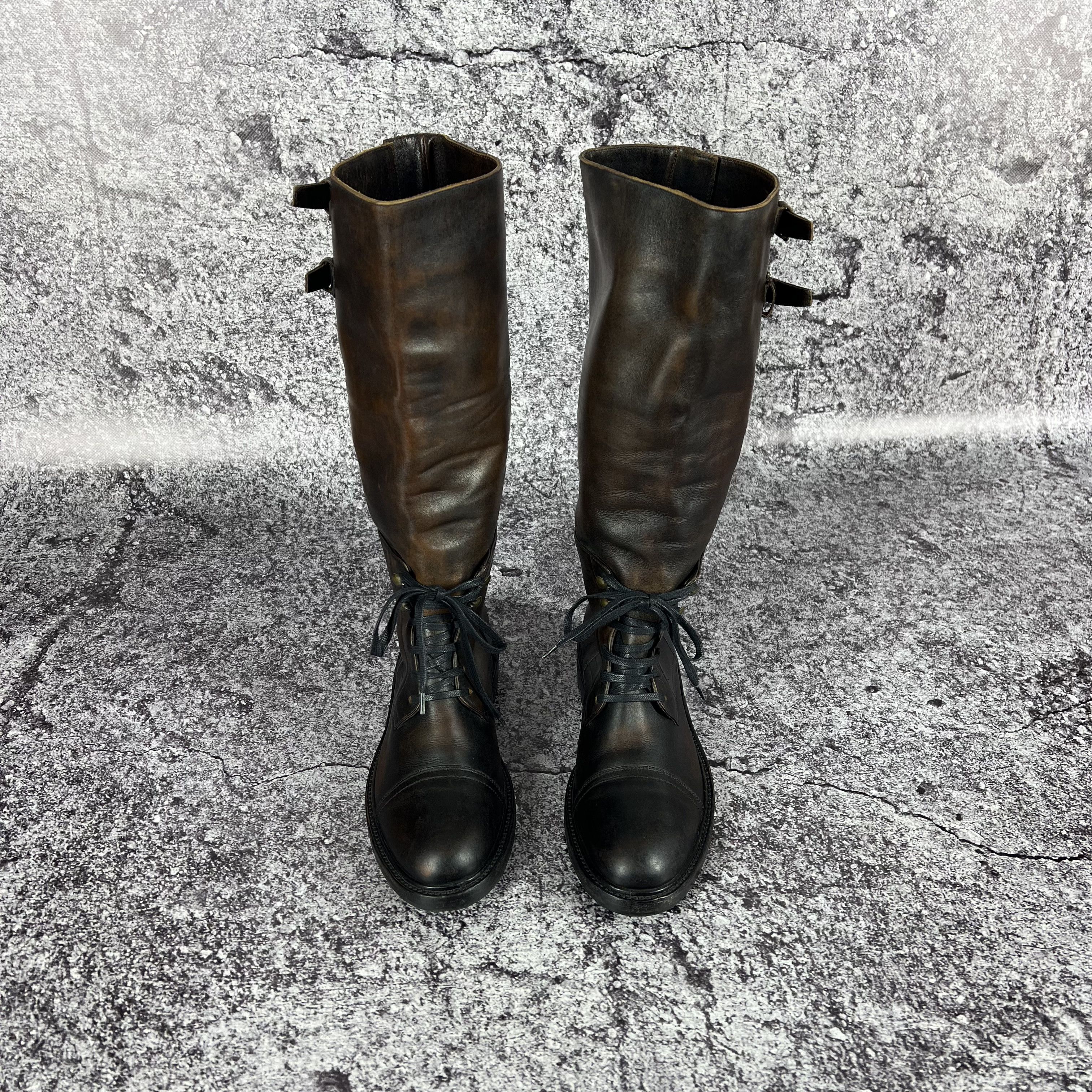 Belstaff Belstaff Banbridge Tall Riding Boots Leather Italy Size 37 Size US 7 / IT 37 - 3 Thumbnail