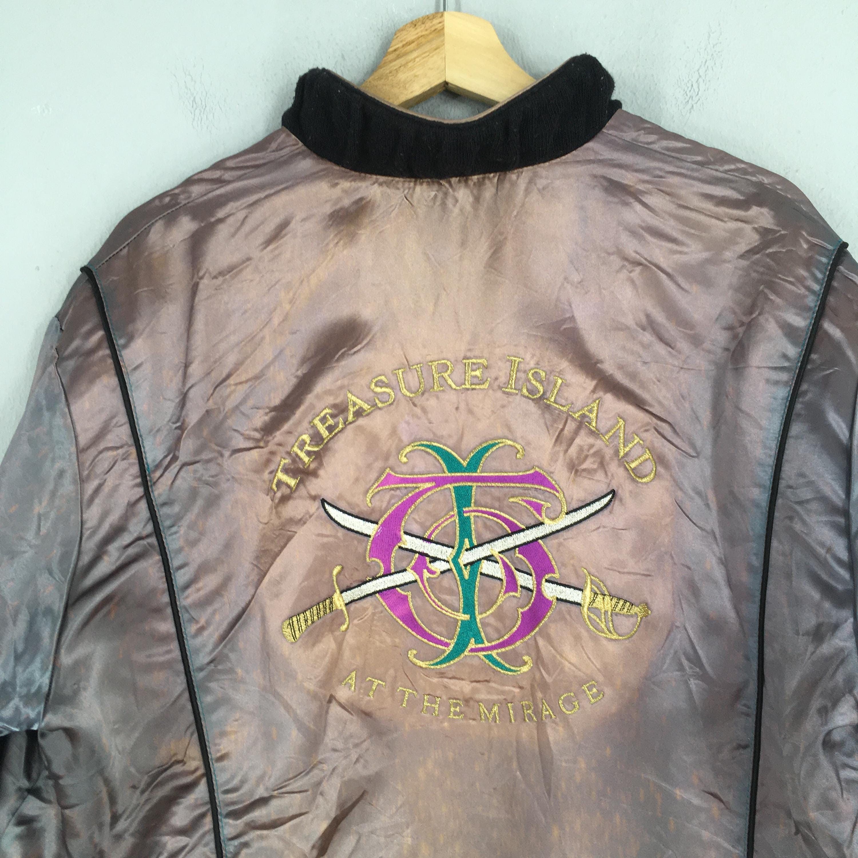 Vintage Vintage Flamingo Treasure Island Zipper Jacket Medium Size US M / EU 48-50 / 2 - 10 Thumbnail