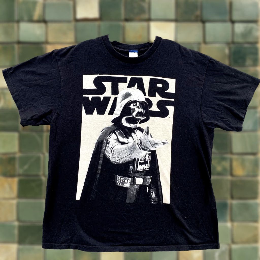 Star Wars VTG Star Wars T-Shirt Men's XL Darth Vader Lucas Film Graphic Tee Streetwear 90s Black Cotton Nike Size US XL / EU 56 / 4 - 1 Thumbnail