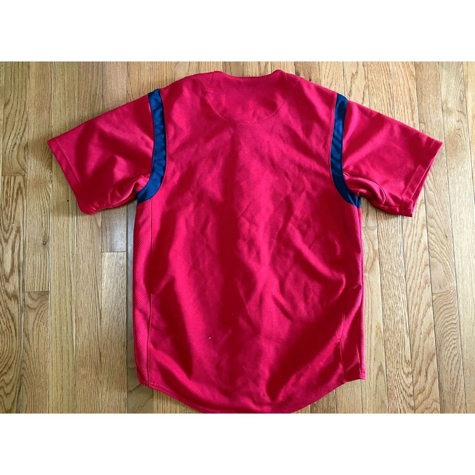 Vintage VINTAGE Majestic Baseball Jersey Red St. Louis Cardinals True Fan Size M Mens Size US M / EU 48-50 / 2 - 2 Thumbnail