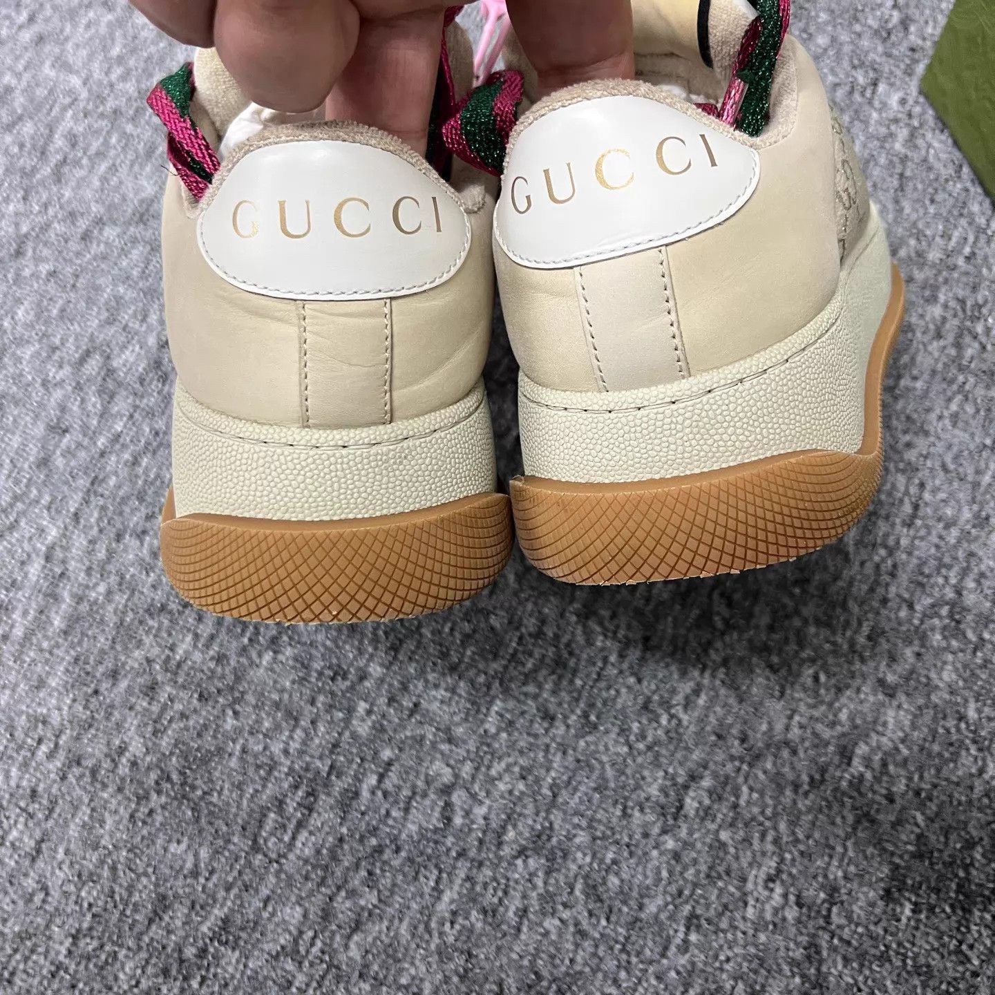 Gucci Gucci Pudding Thick Sole Dirty Sneaker 36.5 99 NIB Size US 6 / IT 36 - 5 Thumbnail