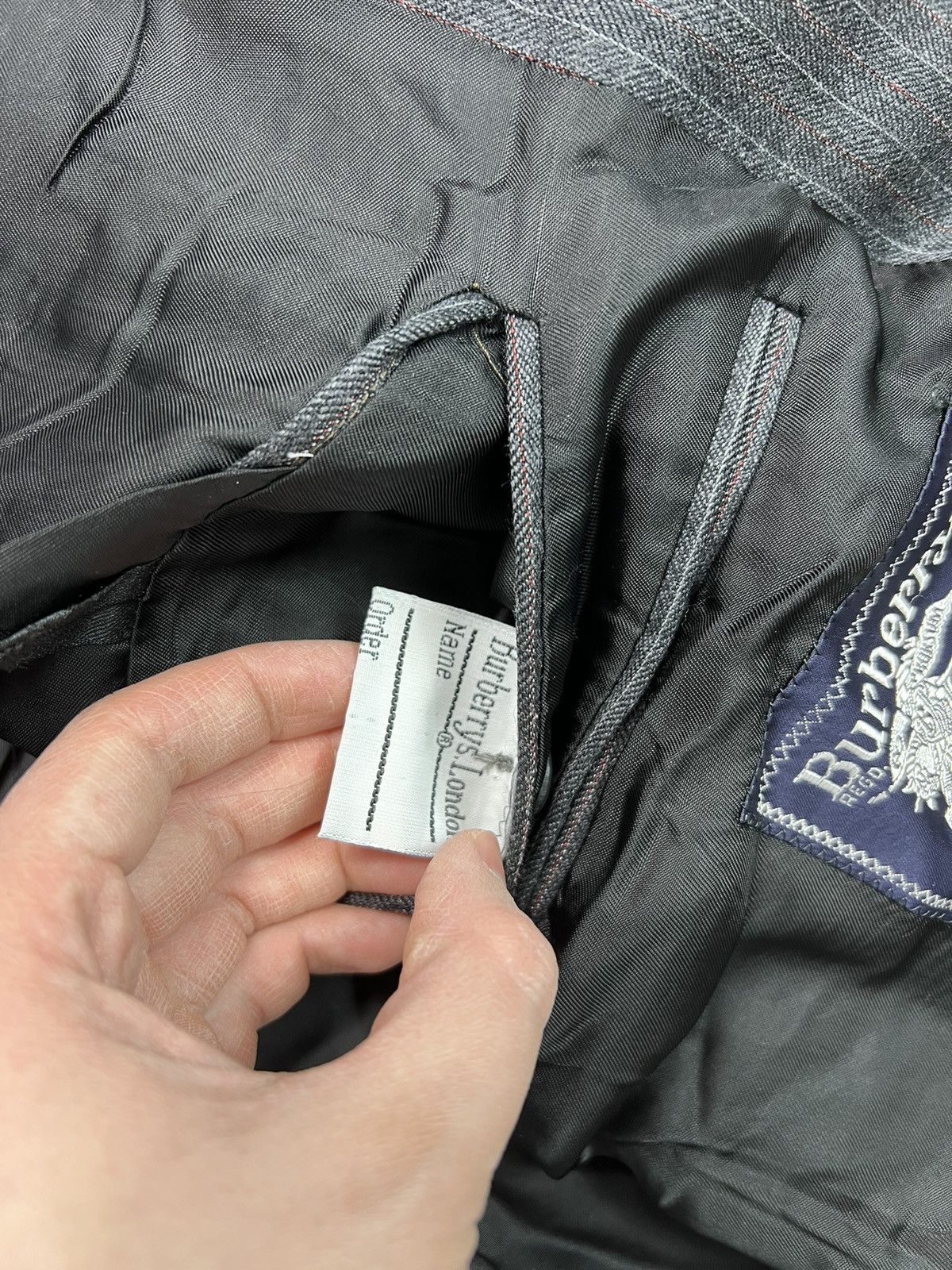Burberry × Vintage Double-Breasted Blazer + Pants Burberry vintage 90’s Size US XL / EU 56 / 4 - 6 Thumbnail