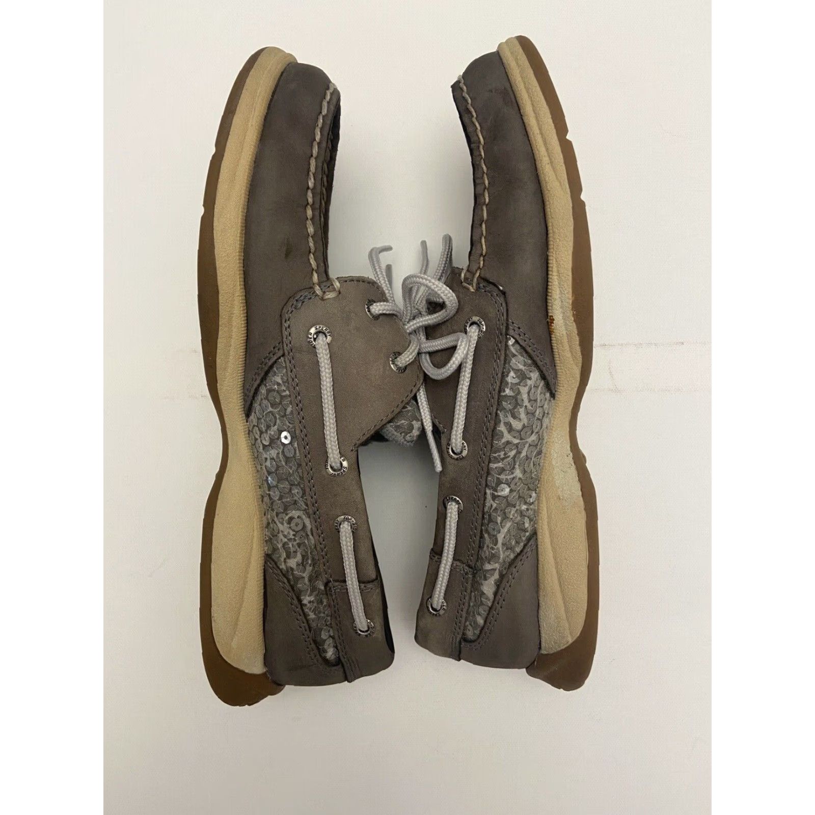 Sperry Sperry Top Sider Women’s 8.5 Brown Slip-On Leather Flat - Womens - Size 8.5 - Brown Sparkly - Top Sider - Sperry Shoes Size M / US 6-8 / IT 42-44 - 7 Thumbnail