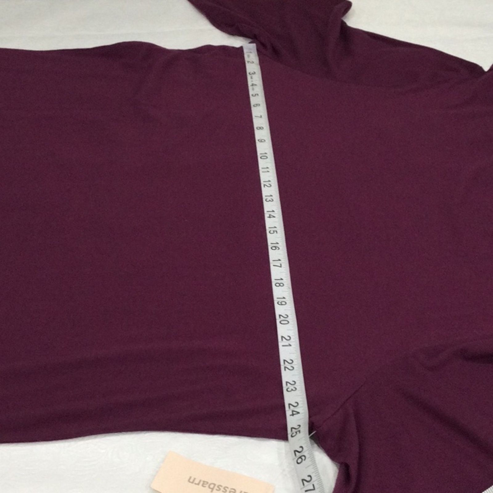 Other Dressbarn Woman Purple Long Sleeve T-Shirt 22/24 NWT Size 4XL / US 24-26 - 10 Thumbnail