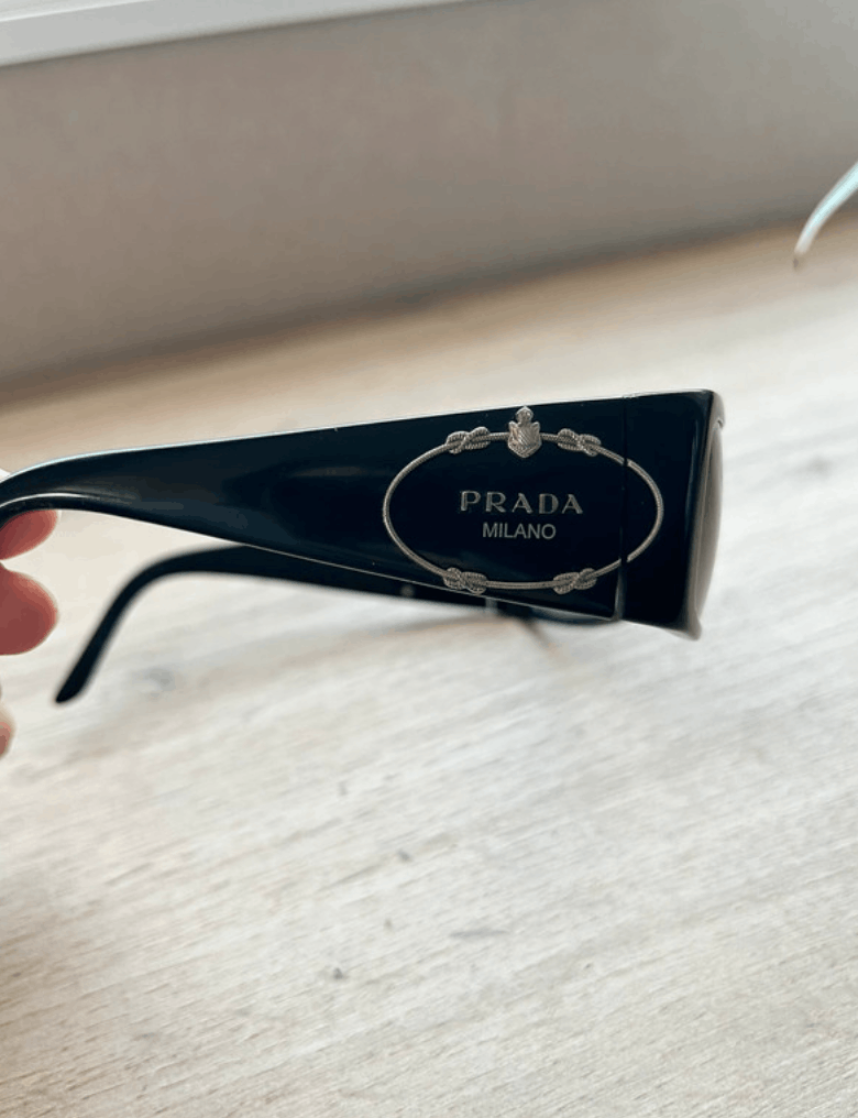 Prada × Vintage PRADA Sunglasses SPR 10H Star Sport Symbol Shield Mask RI883 Size ONE SIZE - 2 Thumbnail