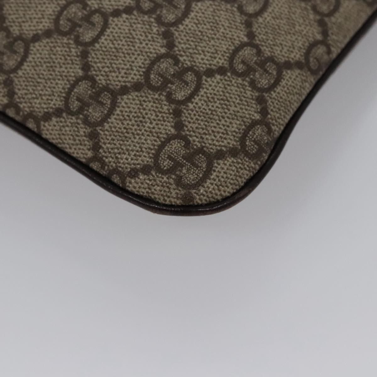 Gucci GUCCI GG Supreme Hand Bag Pvc Leather Beige Silver Size ONE SIZE - 13 Thumbnail