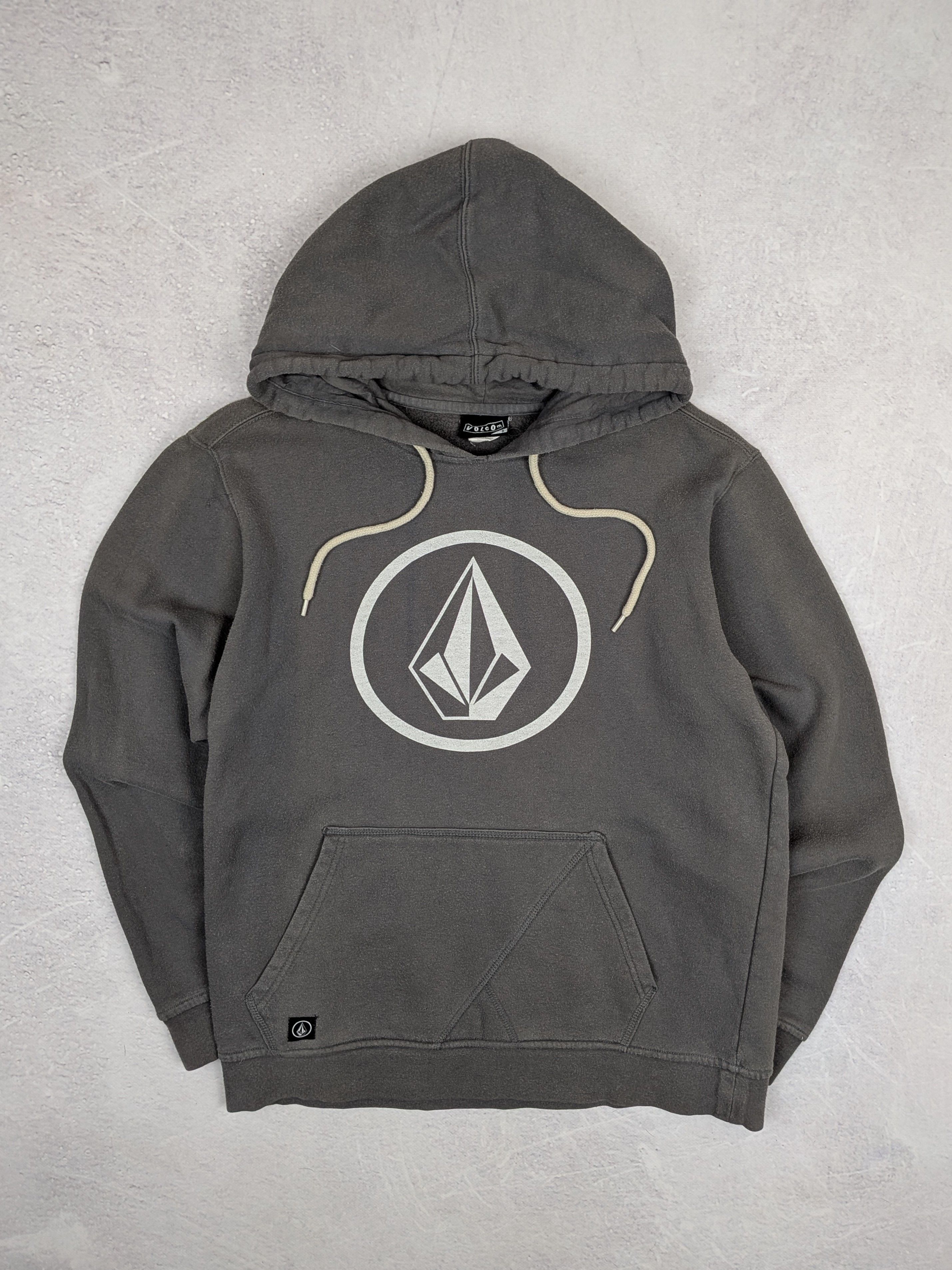 Volcom Volcom Stone Grey Hoodie Skater Aesthetic Grunge Size S/M Size US S / EU 44-46 / 1 - 1 Thumbnail