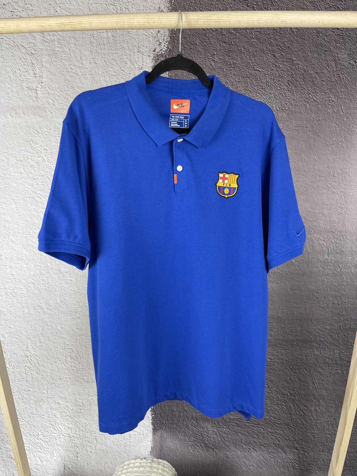 Nike Nike FC Barcelona blue dri-fit polo shirt hype blokecore Size US XL / EU 56 / 4 - 3 Thumbnail