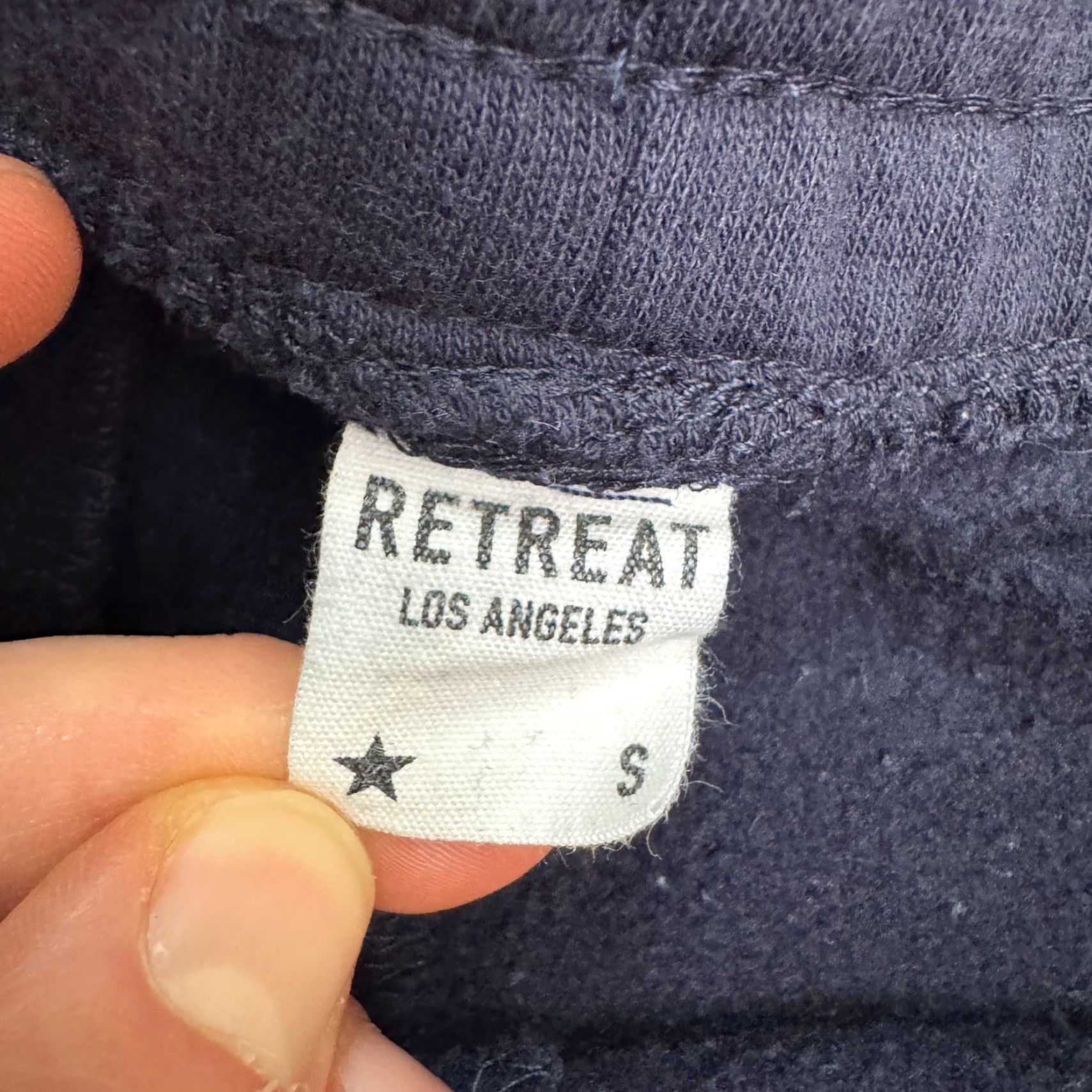 Vintage Retreat Jogger Sweatpants Mens S Blue Fleece Casual Activewear Casual Streetwear Athletic Size US 29 - 7 Thumbnail