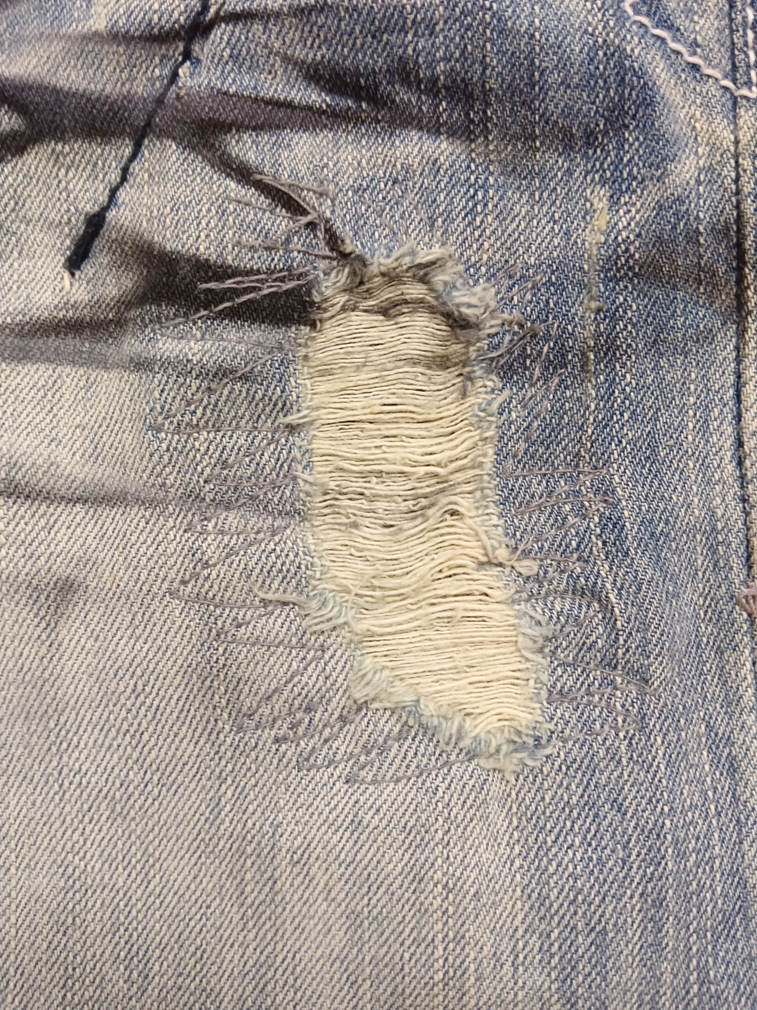 If Six Was Nine × Japanese Brand Neutral Infinity Clawmark Seditionaries Distressed Denim Size US 29 - 11 Thumbnail