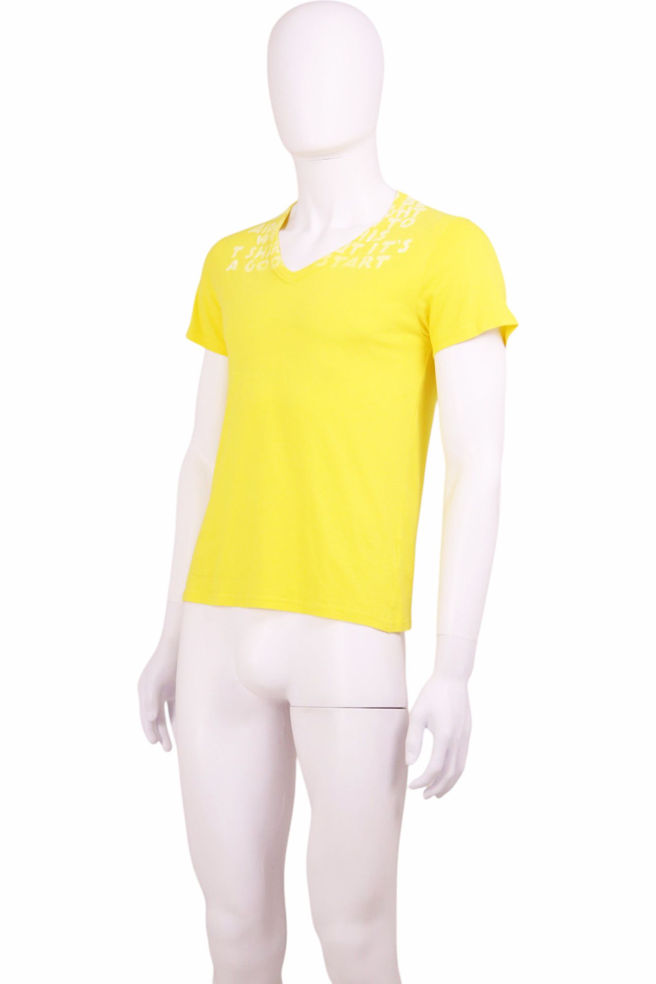 Maison Margiela AIDS Charity Yellow Tee Size US S / EU 44-46 / 1 - 2 Thumbnail