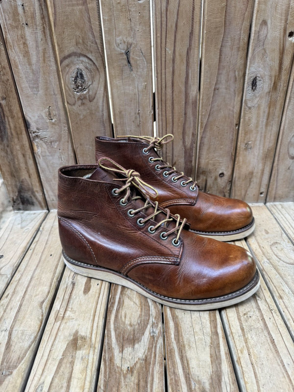 Red Wing Red Wing 9111 Chukka Brown leather boots EUR 41.5 UK 7.5 Size US 8.5 / EU 41-42 - 23 Thumbnail