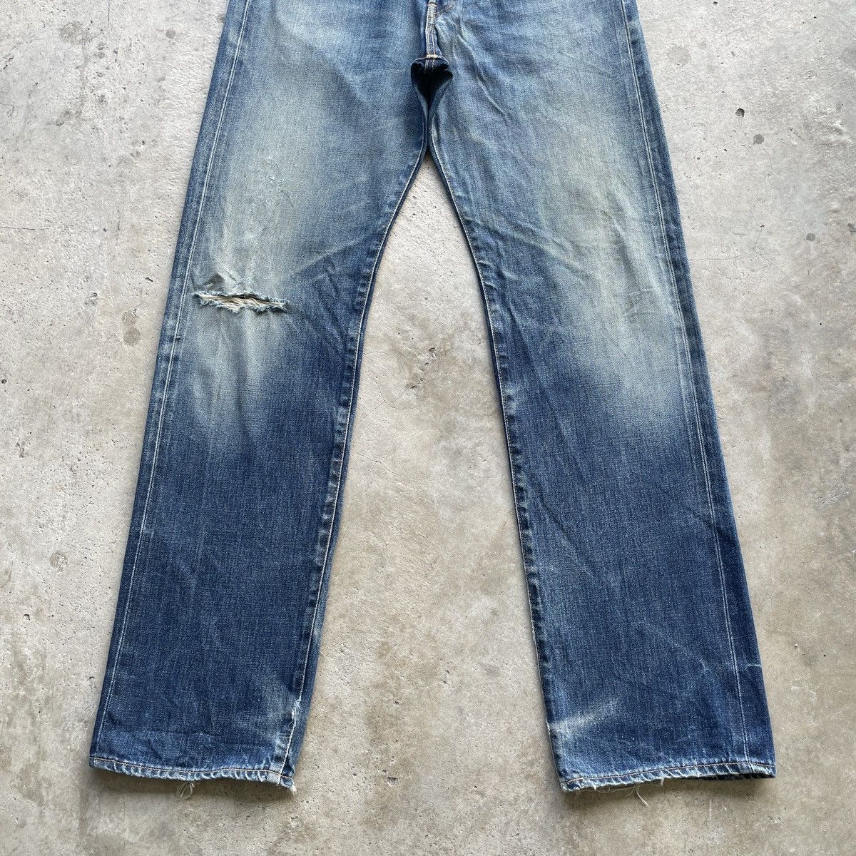 Edwin Vintage Edwin 505 sx Button Fly Jeans Selvedge Pants Size US 30 / EU 46 - 5 Thumbnail