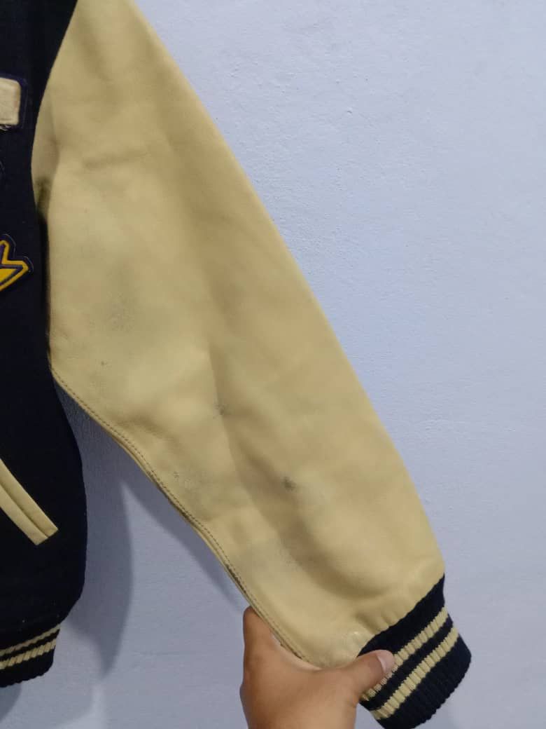 Vintage VINTAGE VAN JAC VAN GUARDS VARSITY MLB LEATHER JACKET Size US M / EU 48-50 / 2 - 15 Thumbnail