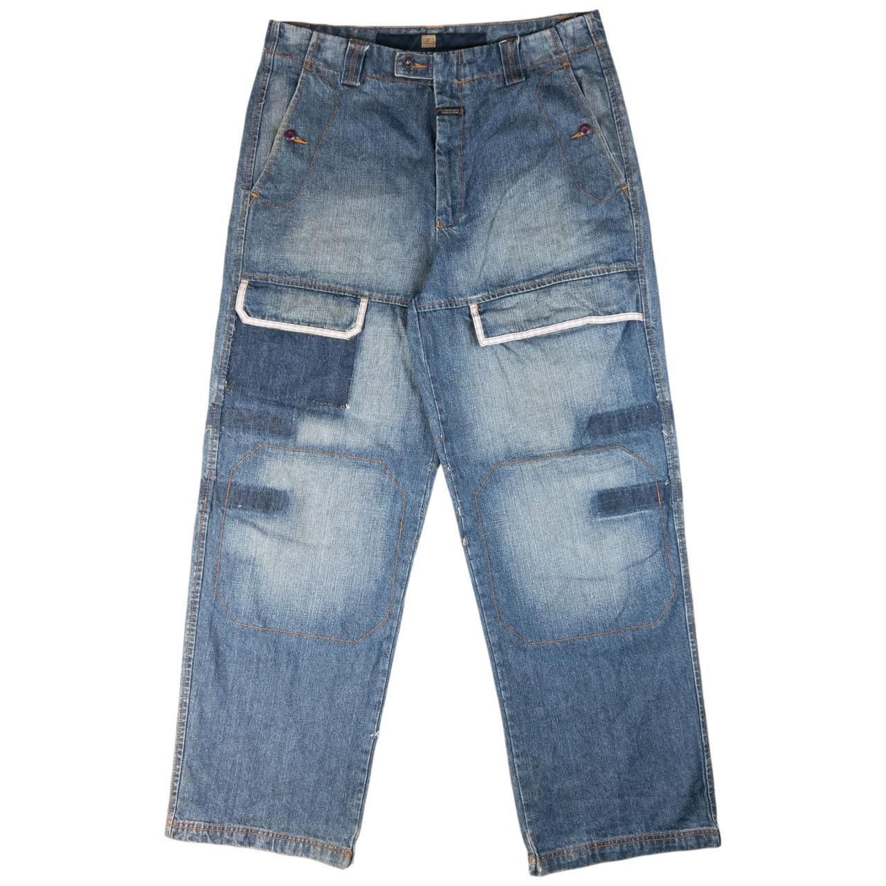 Marithe + Francois Girbaud Marithe + Francois Girbaud Wide Leg Denim Jeans Size W37 Size US 37 - 1 Thumbnail
