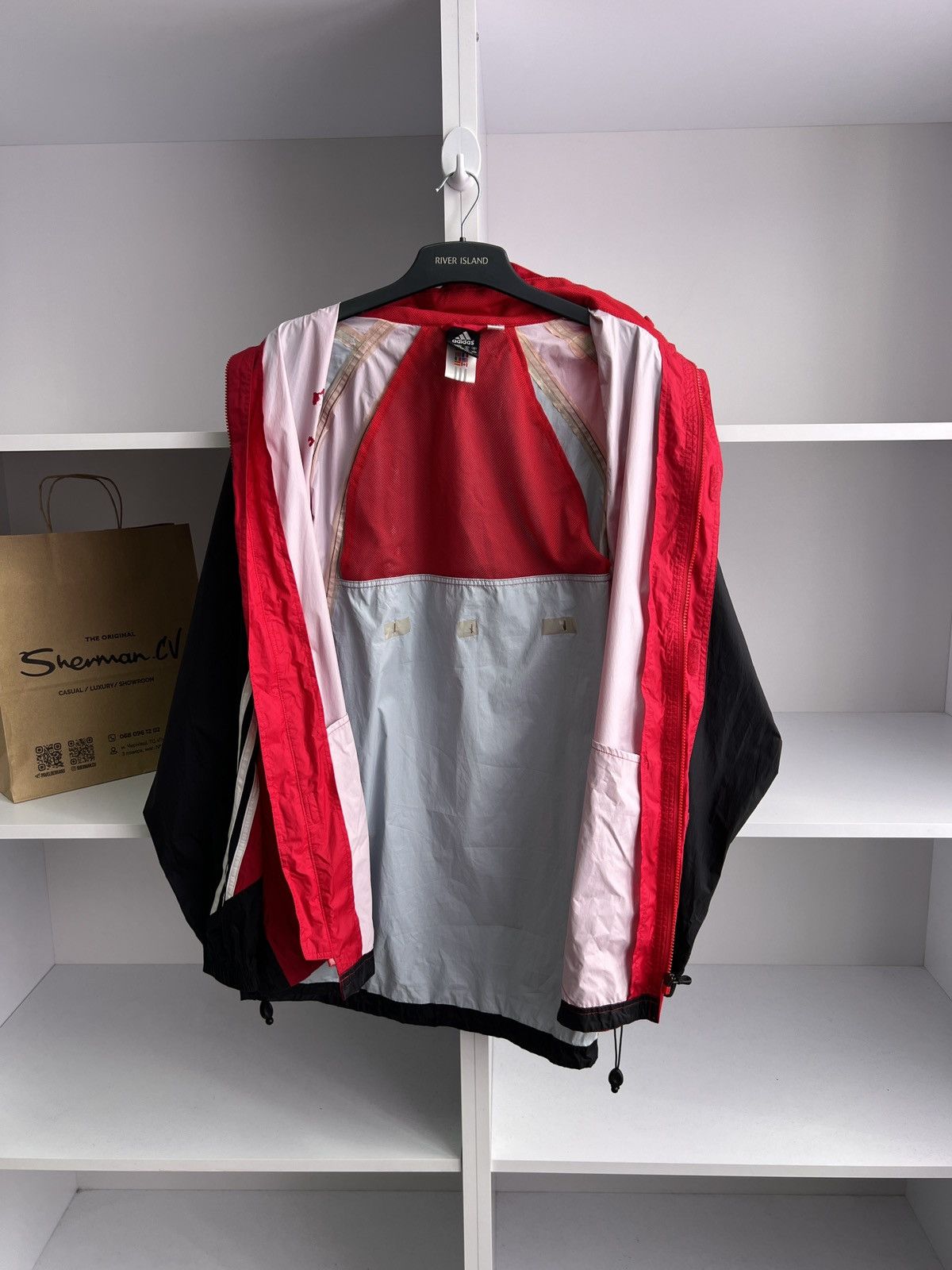 Adidas × Vintage Vintage Adidas Streetwear 90s Style Jacket Size US XL / EU 56 / 4 - 9 Thumbnail