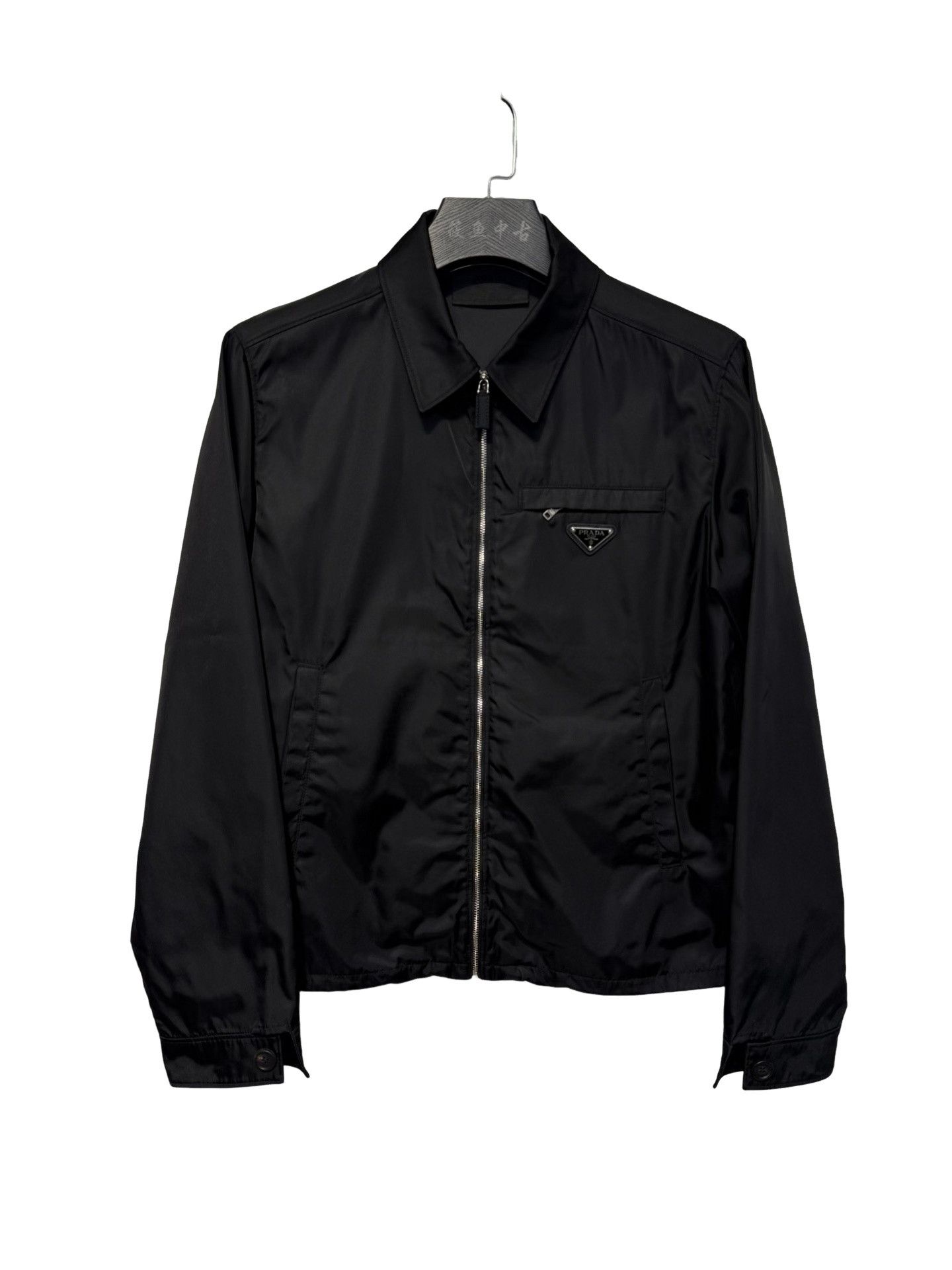 Prada Prada Re-Nylon Triangle Logo Zip Jacket Size 48 Size US M / EU 48-50 / 2 - 1 Thumbnail