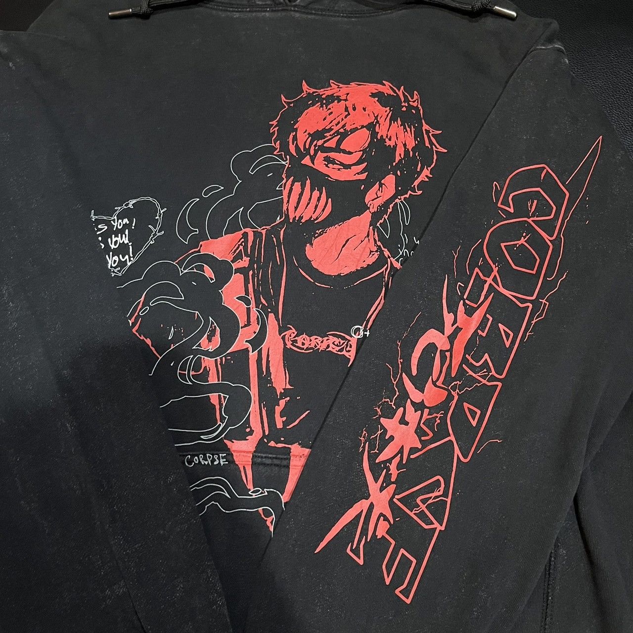 Designer × Rap Tees Corpse Husband Miss You Hoodie Size US M / EU 48-50 / 2 - 3 Thumbnail