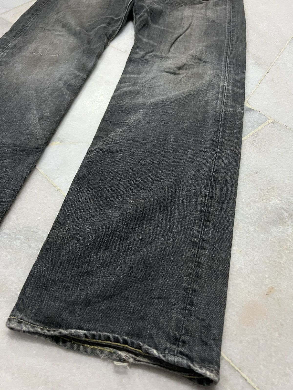 If Six Was Nine × Japanese Brand × Spellbound 💥90’s💥Vintage Spellbound Distress Mud Wash Faded Jean Japan Size US 32 / EU 48 - 6 Thumbnail