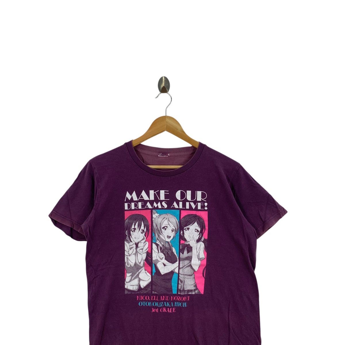 Anime ANIME LOVE LIVE School Idol Project Otonokizaka Tee Shirt Size US M / EU 48-50 / 2 - 2 Thumbnail