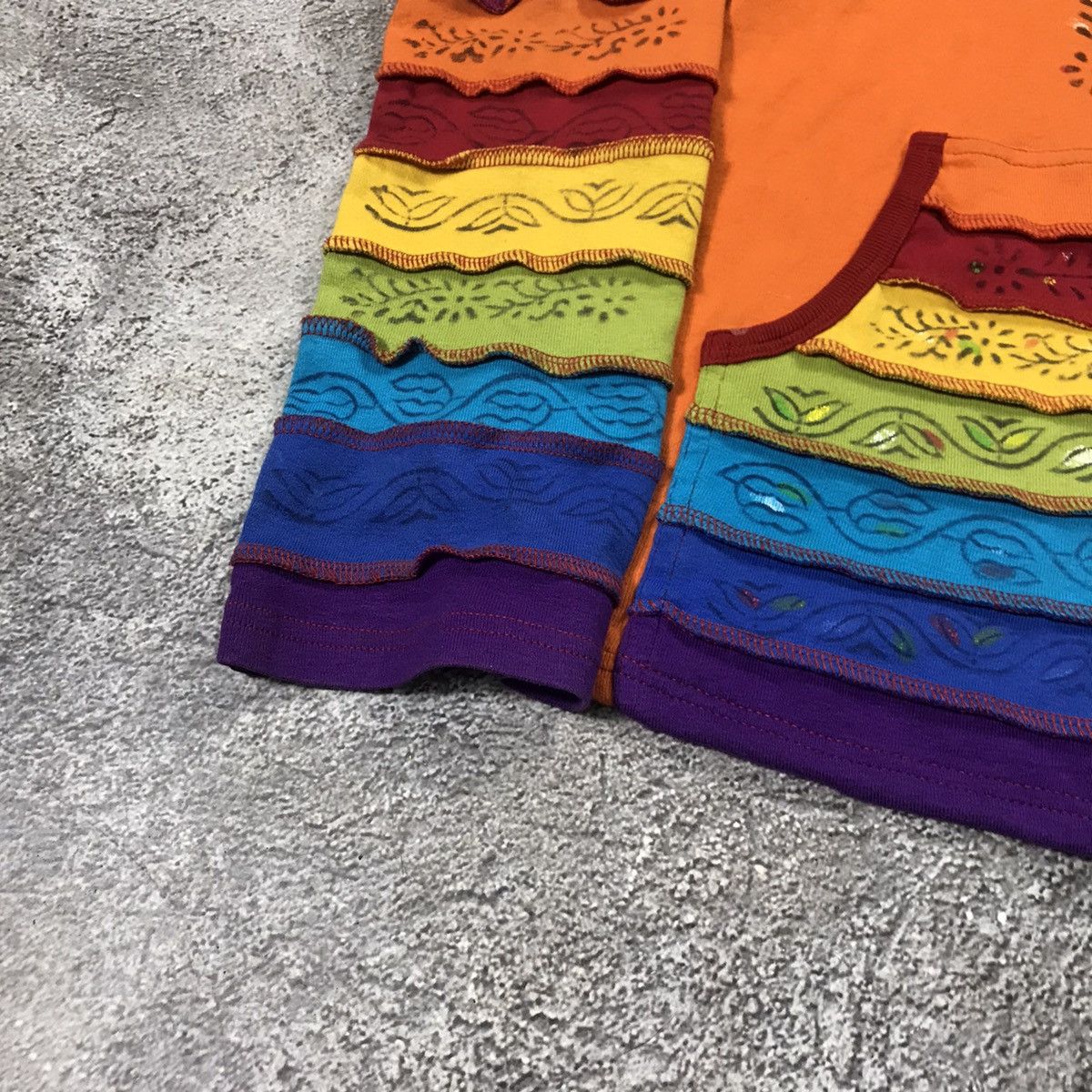 If Six Was Nine vintage hoodie rainbow Japan hype streetwear 90s y2k Size S / US 4 / IT 40 - 2 Thumbnail