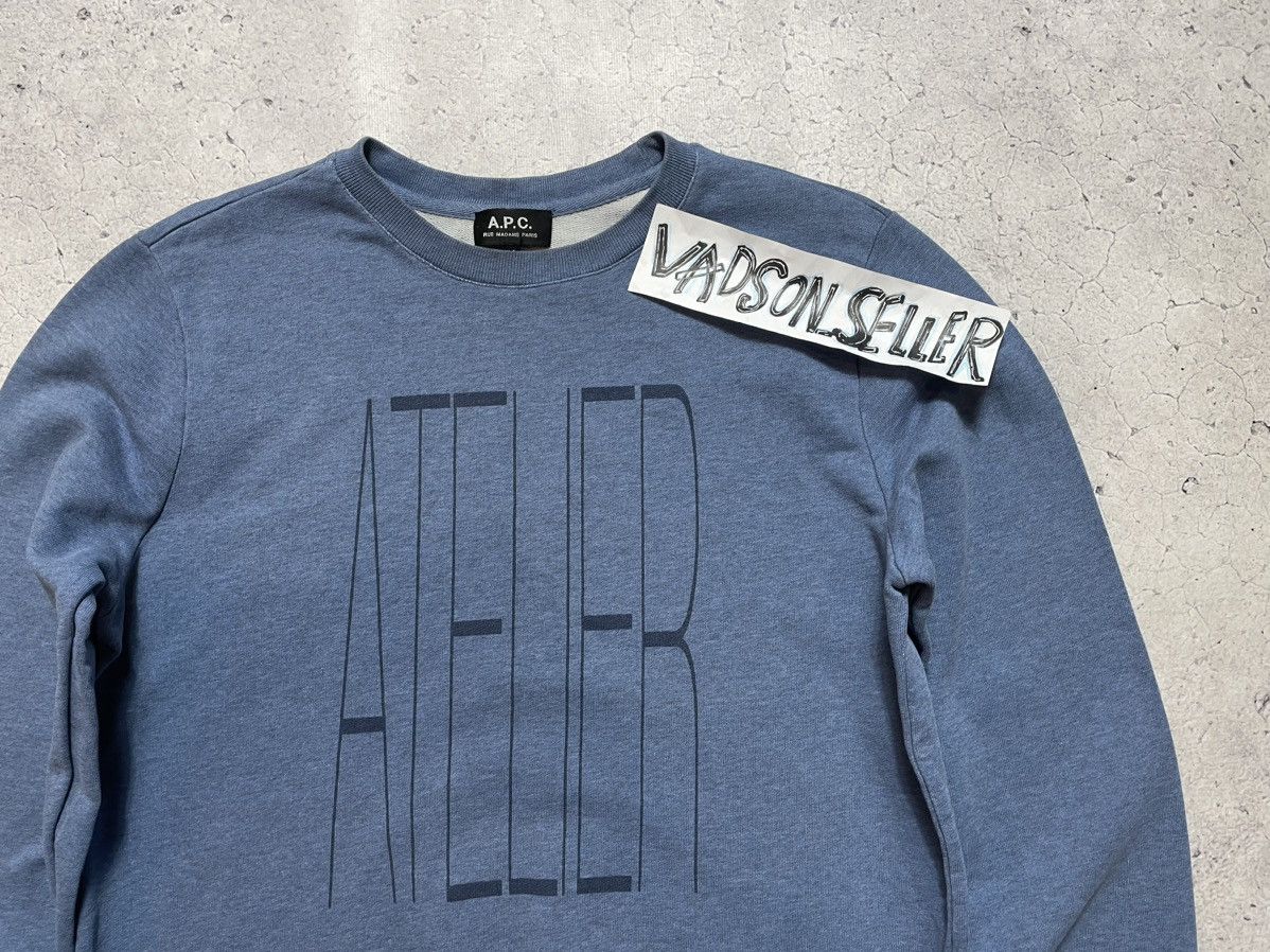 A.P.C. Vintage Luxury Sweatshirt A.P.C Rue Madame Paris Size US M / EU 48-50 / 2 - 5 Thumbnail