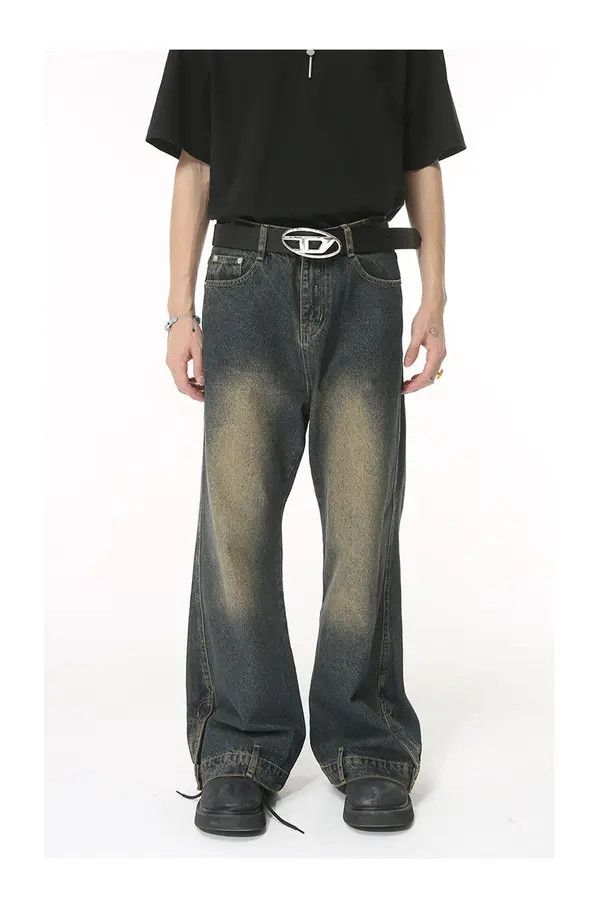 VIBE Straight retro distressed slim jeans Size US 30 / EU 46 - 1 Thumbnail