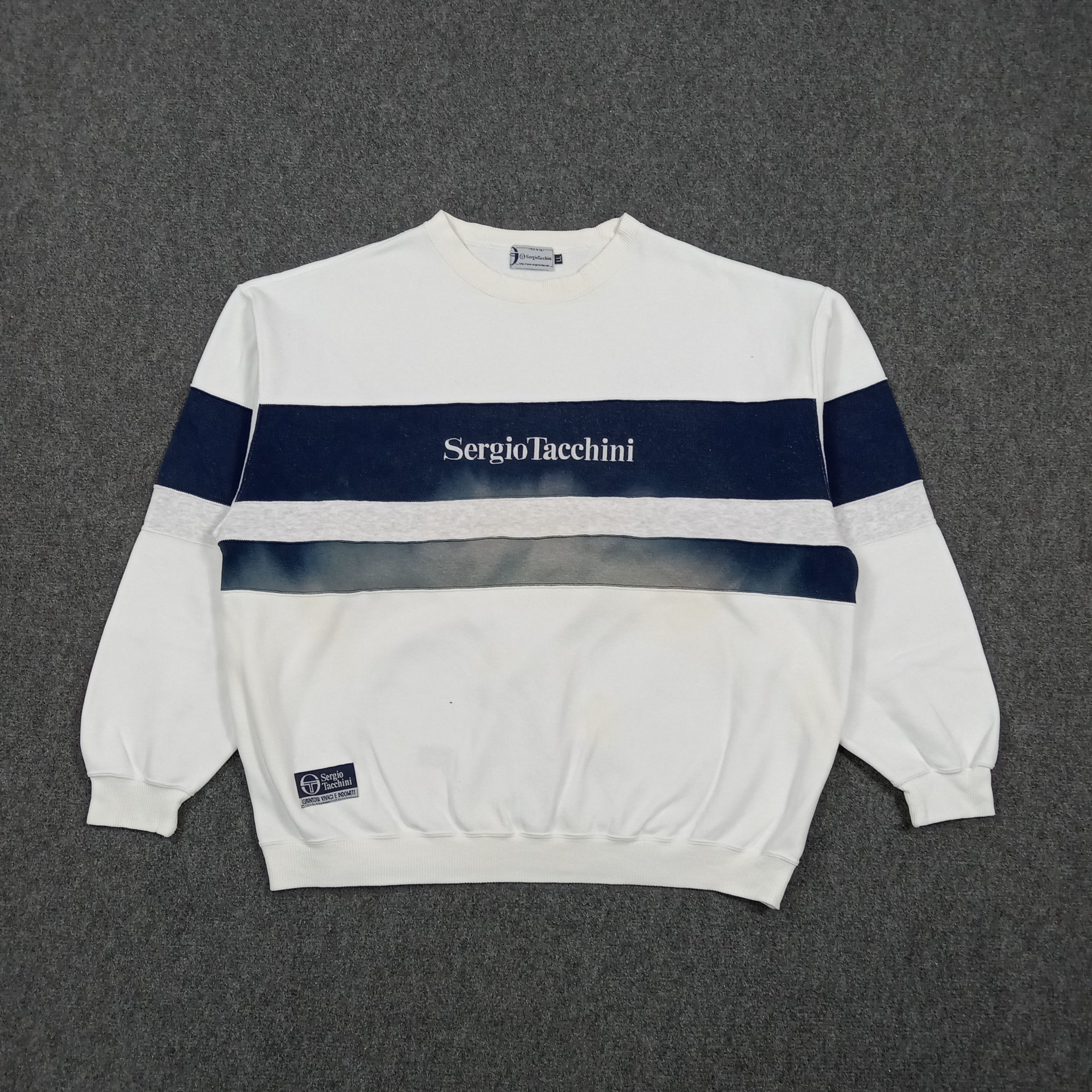 Sergio Tacchini Retro Sergio Tacchini Tennis Sport Sweatshirt C293N18 Size US XL / EU 56 / 4 - 1 Thumbnail