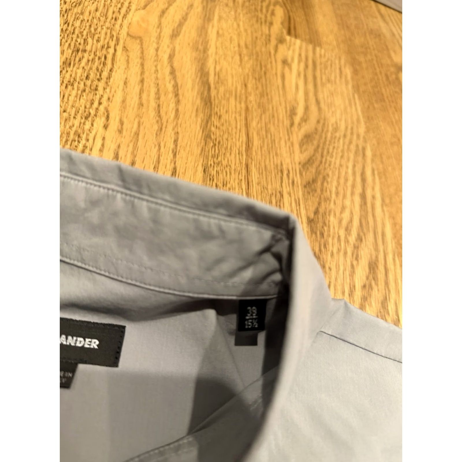 Jil Sander Jil Sander Shirt Men’s 15.5 39 Stripe Italy Gray Tailor Made Cut & Sew Button Up Shirt Fashion/Business Casual Dress Shirt Size US L / EU 52-54 / 3 - 6 Thumbnail