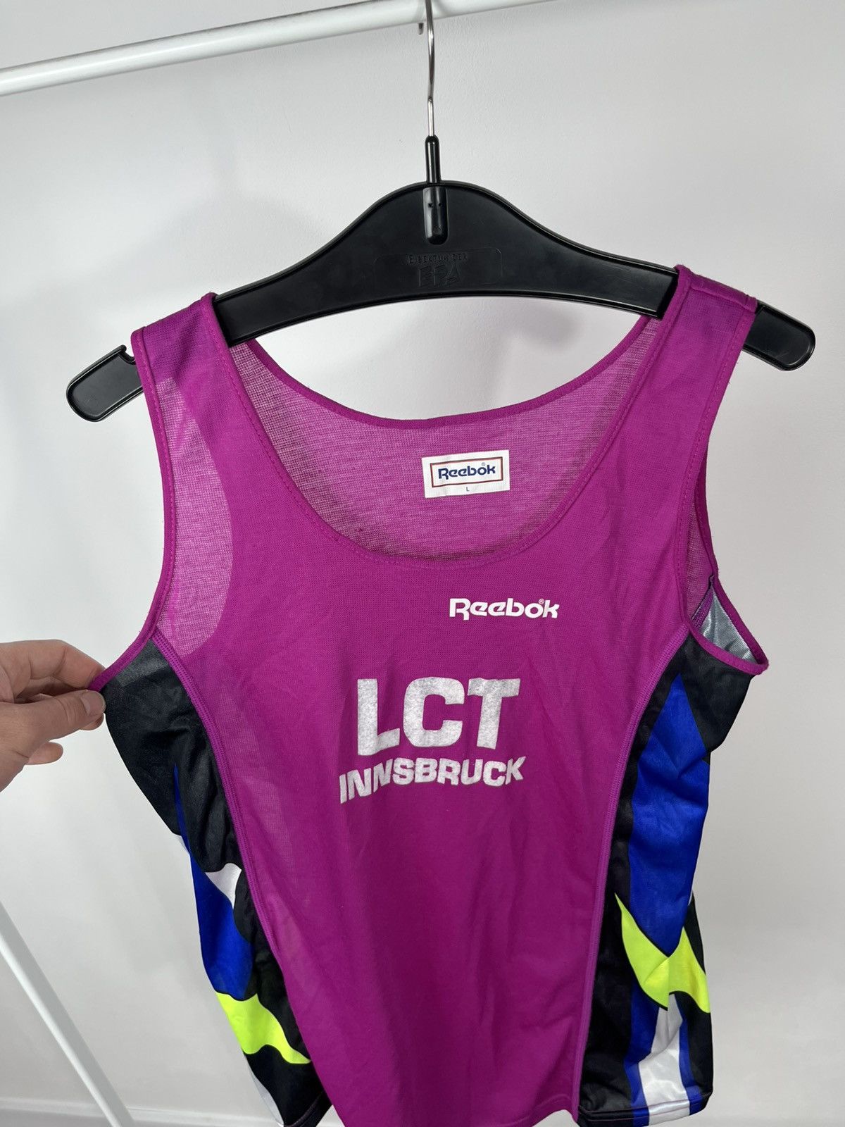 Reebok Reebok Women Tank Top LCT Innsbruck Running Sport Shirt L Size L / US 10 / IT 46 - 7 Thumbnail