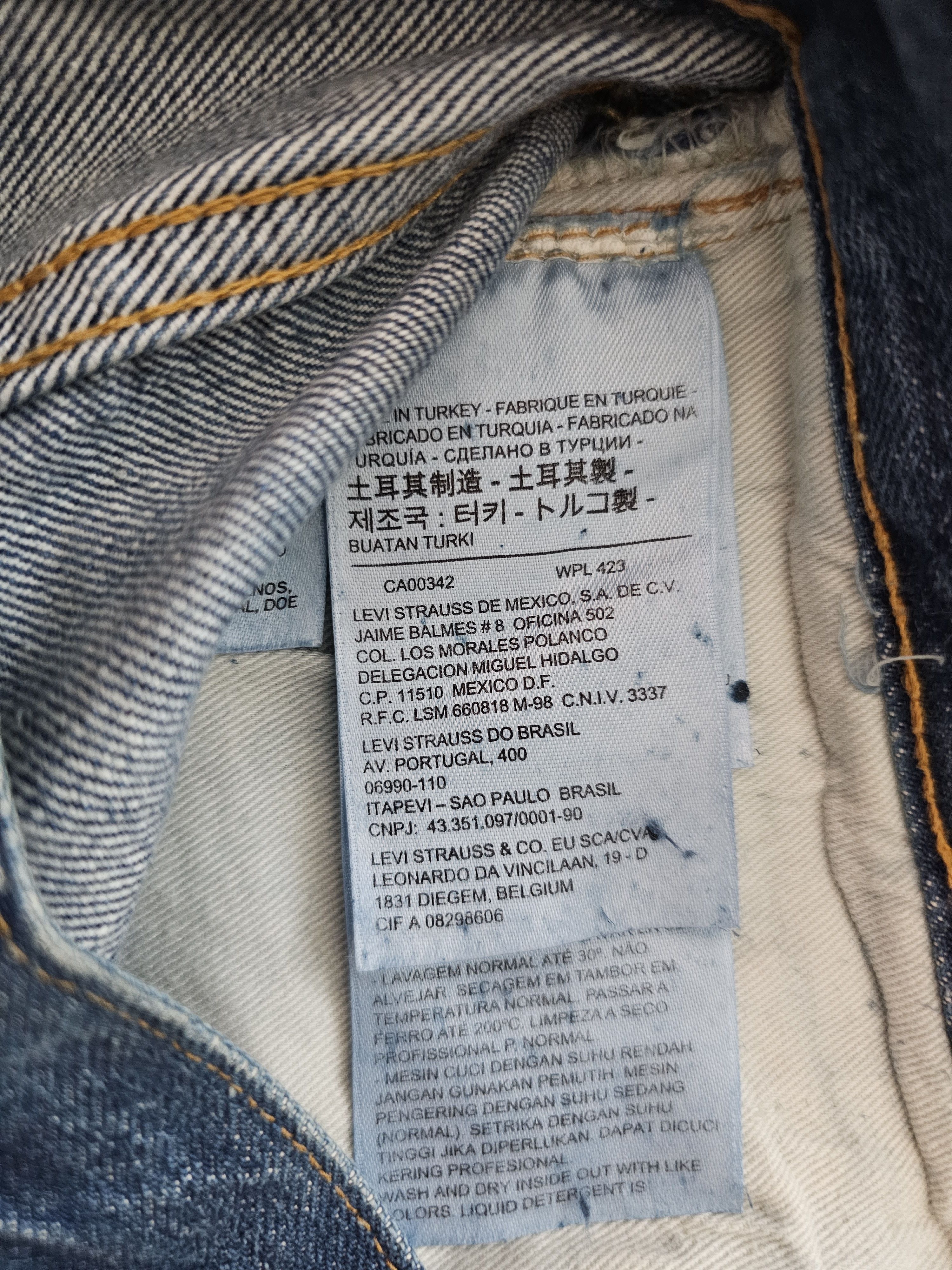 Levi's Vintage Clothing Levi's Vintage Clothing 1947 501 W28L34 Big E Selvedge Cone Size US 28 / EU 44 - 9 Thumbnail