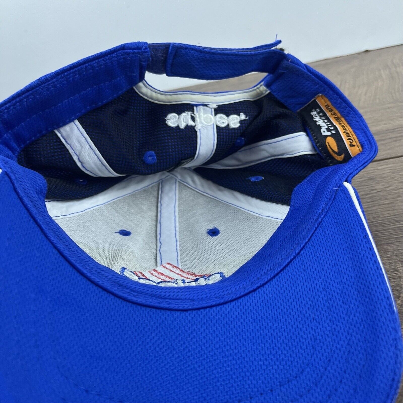 Other Stripes Hat Stripes Restaurant Hat Blue Cap Adjustable Blue Size ONE SIZE - 14 Thumbnail