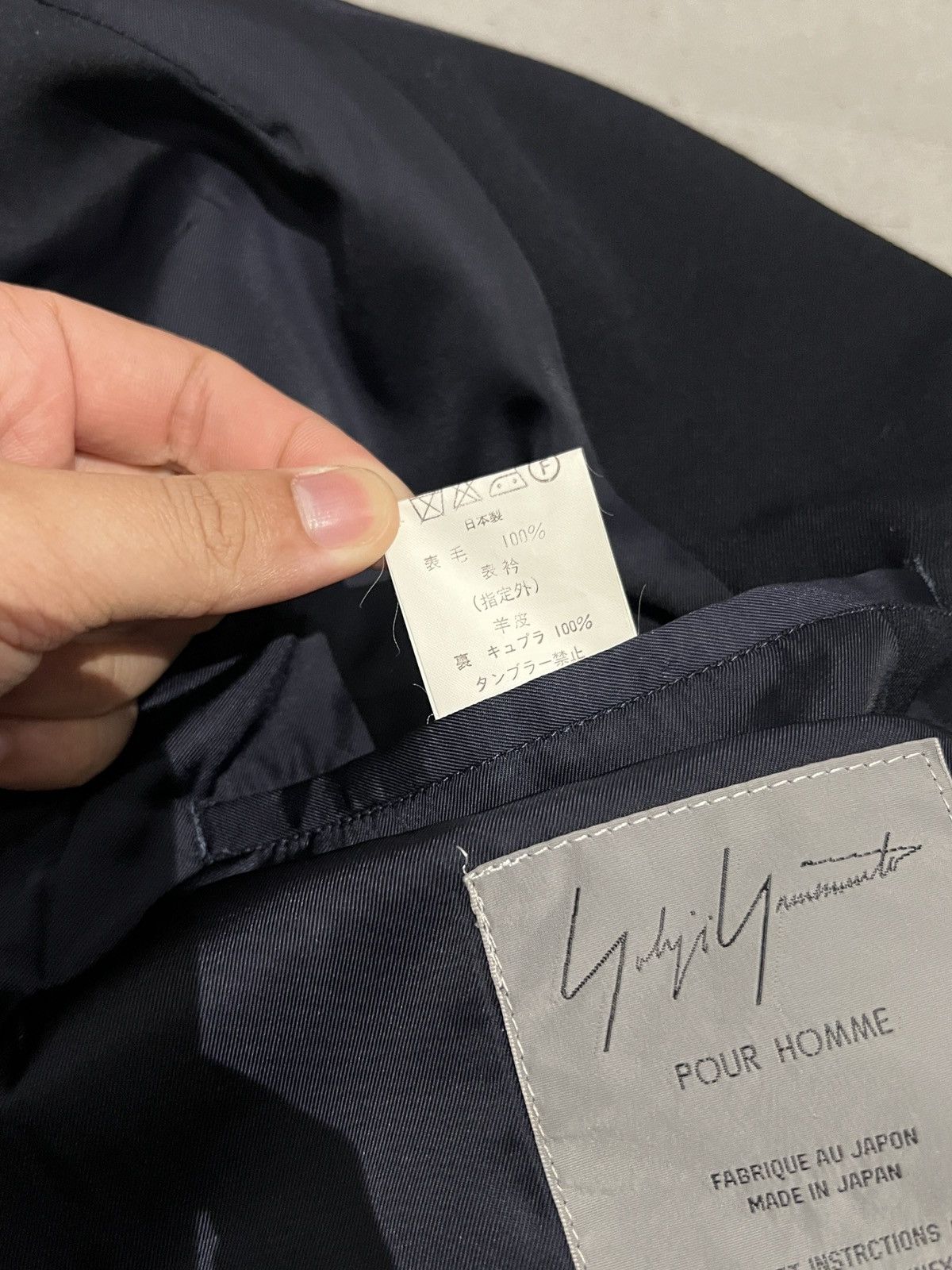 Comme des Garcons Homme Plus AW91 6.1 The Men Yohji Yamamoto Pour Homme Lambskin Jacket Size US L / EU 52-54 / 3 - 8 Thumbnail