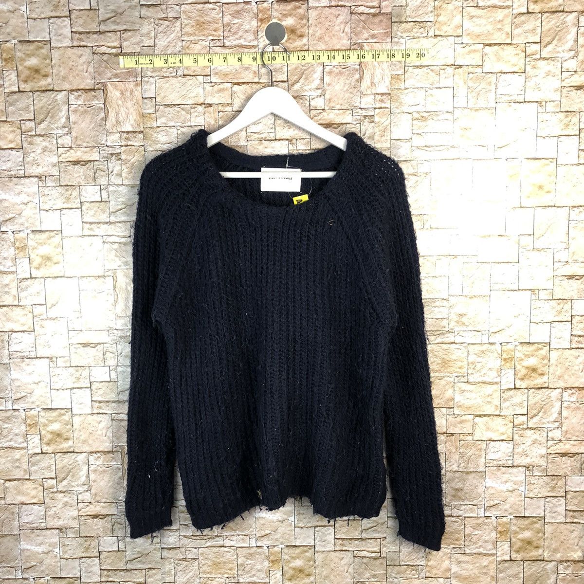 Homespun Knitwear × Japanese Brand Lilly Lyn Dark Blue Knitwear #A1069 Size M / US 6-8 / IT 42-44 - 1 Thumbnail