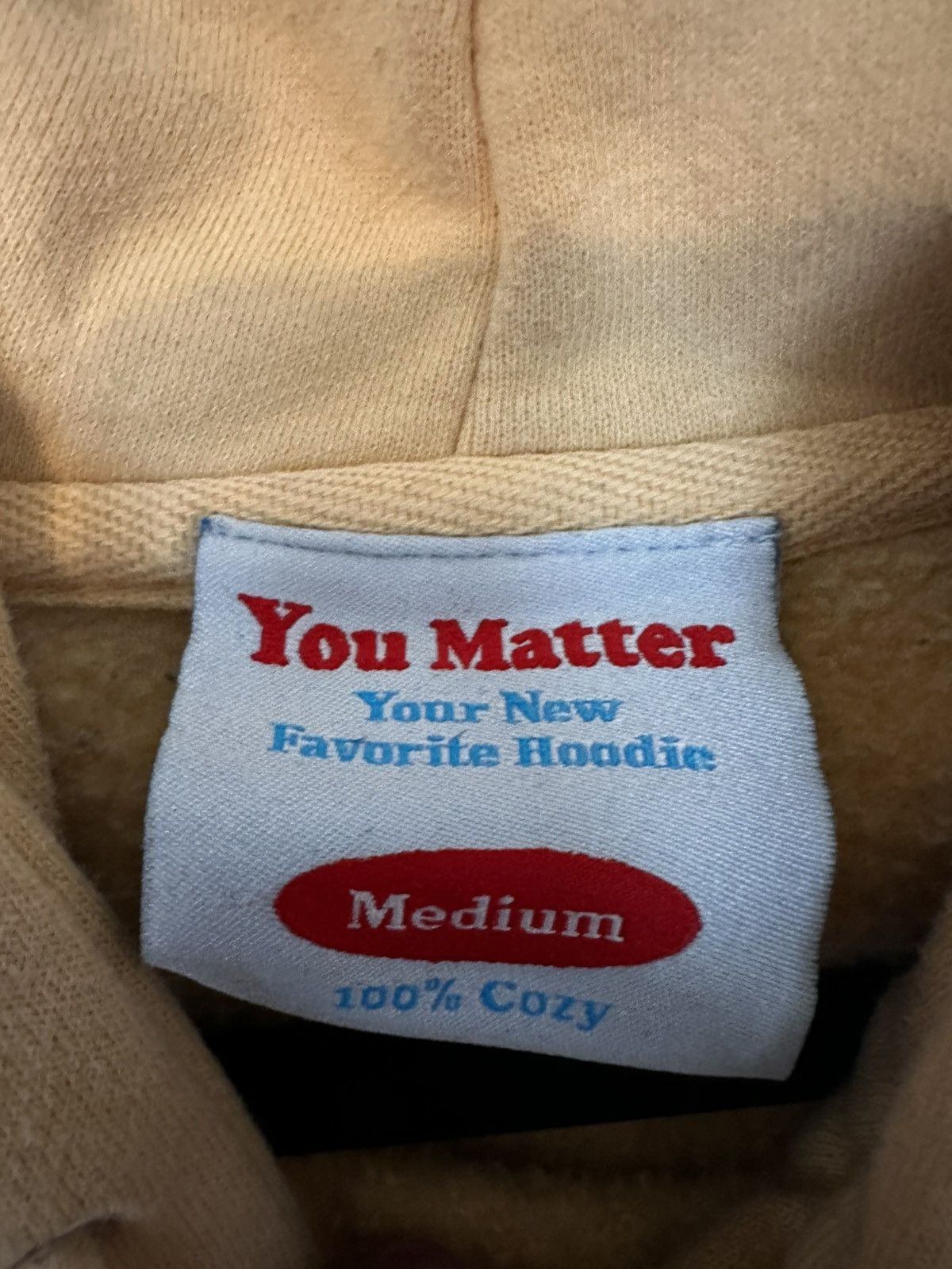 You Matter by Demetrius Harmon Beige You Matter Hoodie Size US M / EU 48-50 / 2 - 3 Thumbnail